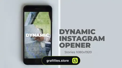 پروژه پریمیر وله اینستاگرام Dynamic Opener Instagram