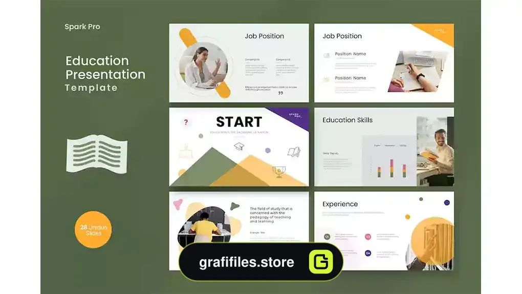 قالب پاورپوینت پرزنتیشن تحصیلی Education Presentation