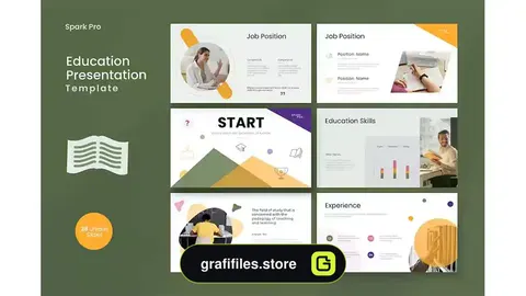 قالب پاورپوینت پرزنتیشن تحصیلی Education Presentation