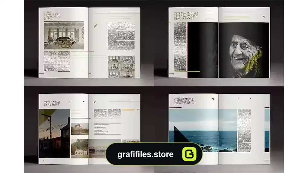 قالب ایندیزاین مجله Elegant Magazine Indesign Magazine