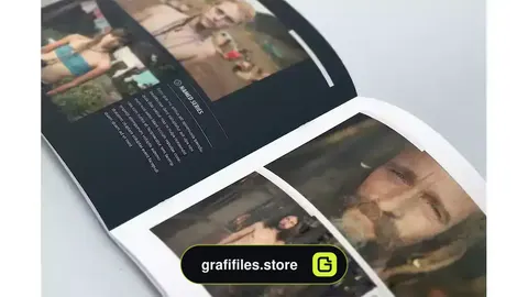 قالب ایندیزاین آلبوم عکس Elegant Photo Album Indesign Template