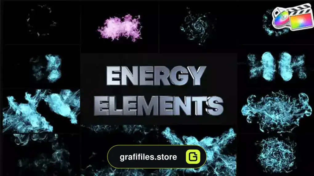 پروژه فاینال کات افکت کارتونی انرژی Energy Elements 