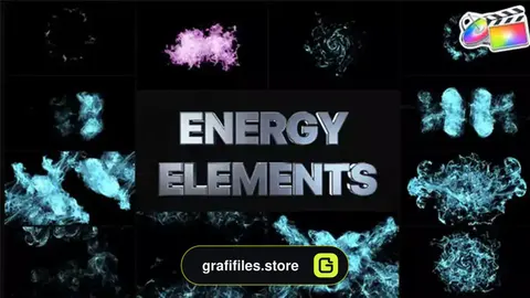 پروژه فاینال کات افکت کارتونی انرژی Energy Elements 