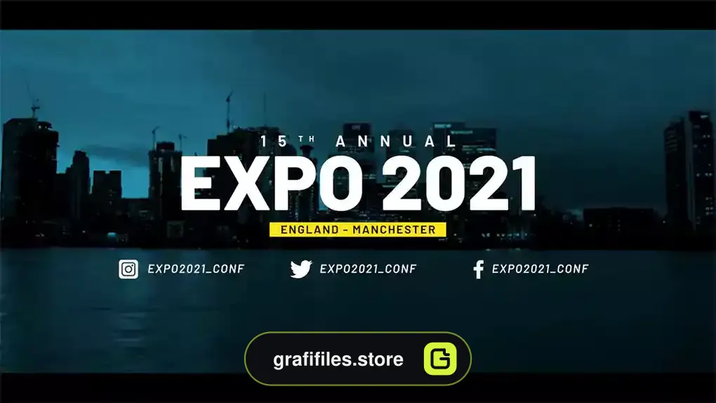 پروژه پریمیر تیزر تبلیغاتی کنفرانس تجاری Event Business Conference Promo