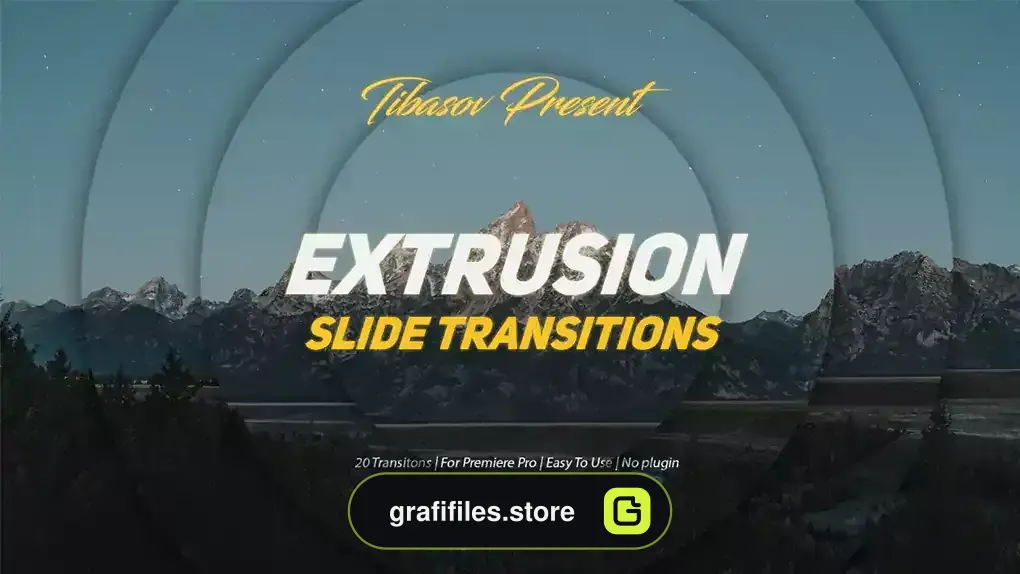 ترانزیشن پریمیر اسلاید Extrusion Slide Transitions