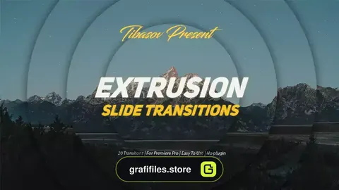 ترانزیشن پریمیر اسلاید Extrusion Slide Transitions