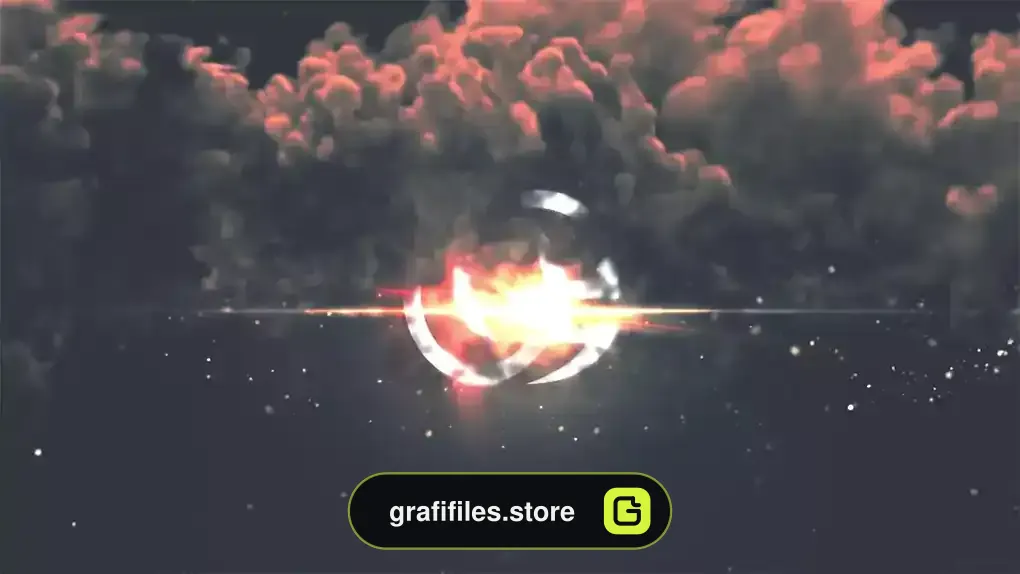 پروژه پریمیر لوگو با انفجار آتش Fire Explosion Logo Reveal