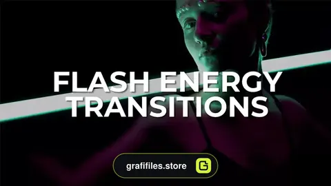 ترانزیشن موشن گرافیک پریمیر Flash Energy Transitions