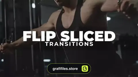 ترانزیشن پریمیر Flip Sliced Transitions