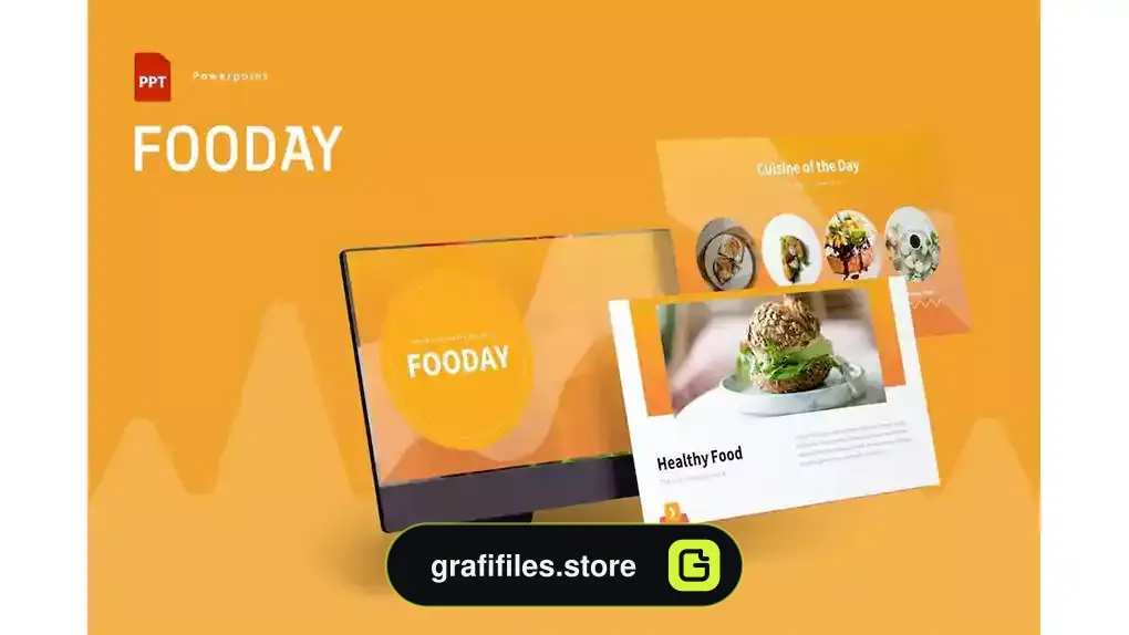 قالب پاورپوینت غذا Fooday - Powerpoint Template