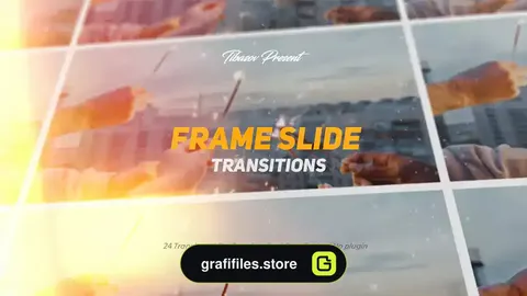 دانلود 24 ترانزیشن پریمیر اسلاید Frame Slide Transitions