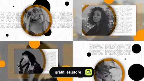 پروژه پریمیر اسلایدشو مدرن Fresh Modern Slideshow