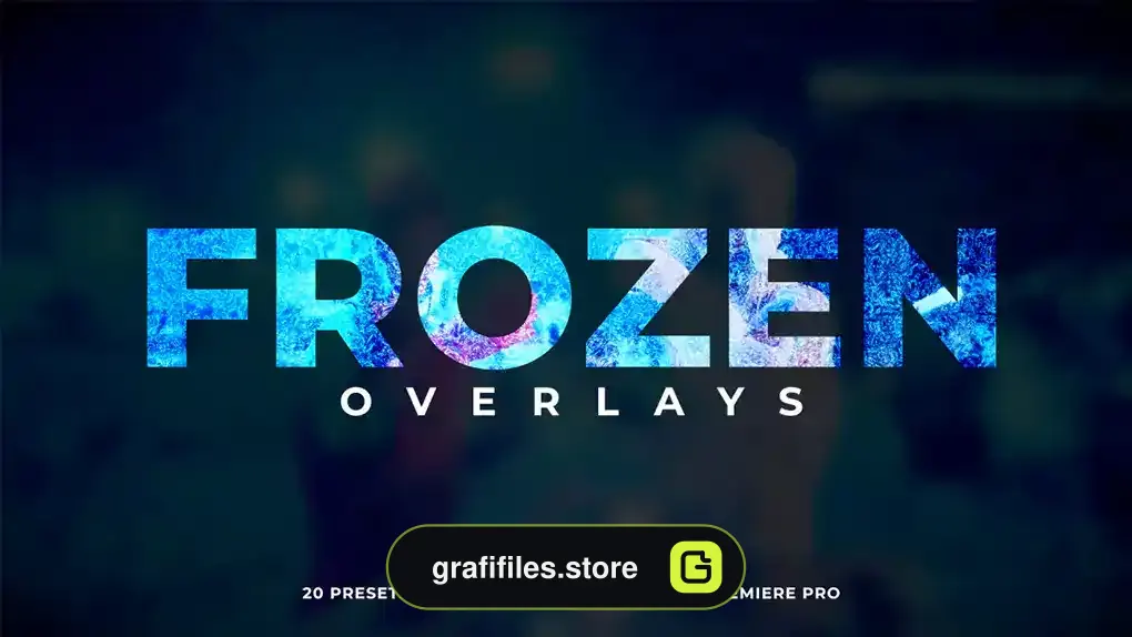 پریست پریمیر افکت پوشش یخی Frozen Overlay Effects