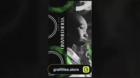 پروژه پریمیر استوری اینستاگرام Full Circle Grunge Stories