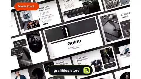 قالب پاورپوینت کسب و کار Galau – Business PowerPoint Template