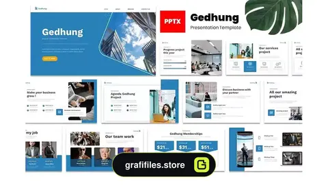 قالب پاورپوینت کسب و کار Gedhung