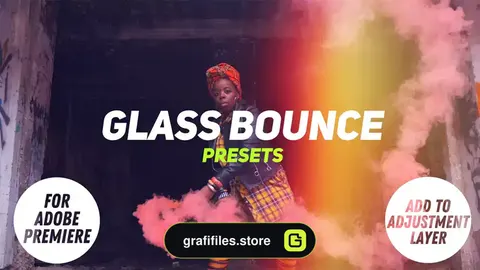 پریست پریمیر قطعه های شیشه Glass Bounce Presets