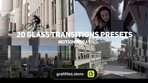 ترانزیشن پریمیر شیشه ای Glass Transitions Presets