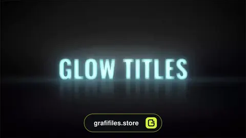پروژه پریمیر تایتل درخشان Glow Titles