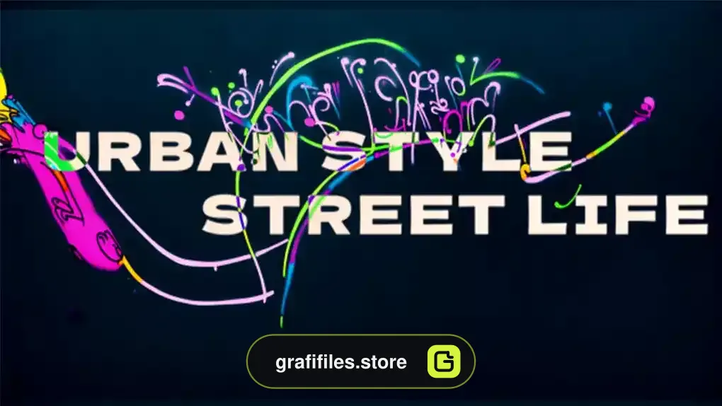 لوگو موشن پریمیر Graffiti Logo Reveal