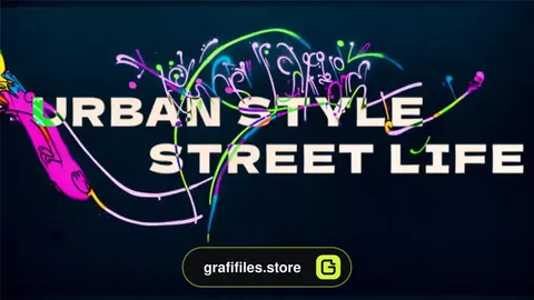 لوگو موشن پریمیر Graffiti Logo Reveal