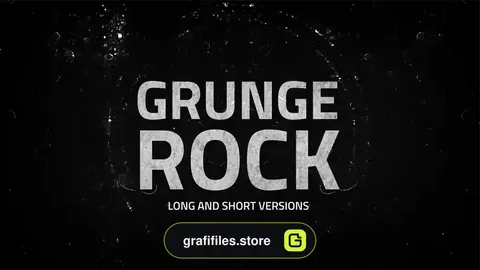 لوگو موشن پریمیر Grunge Rock Logo