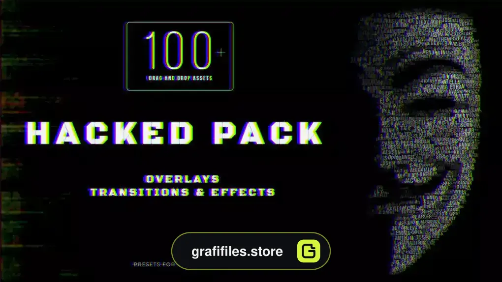 ترانزیشن پریمیر افکت هک HACKED Overlays Transitions