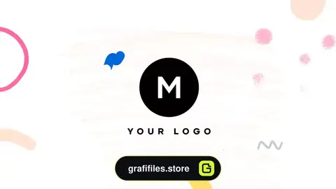 لوگو موشن پریمیر Hand Drawn Brush Minimal Logo