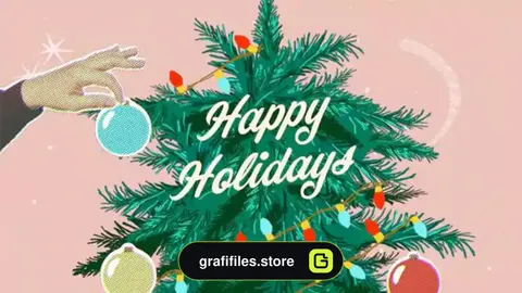 پروژه پریمیر تایتل تعطیلات Handcrafted Holiday Titles