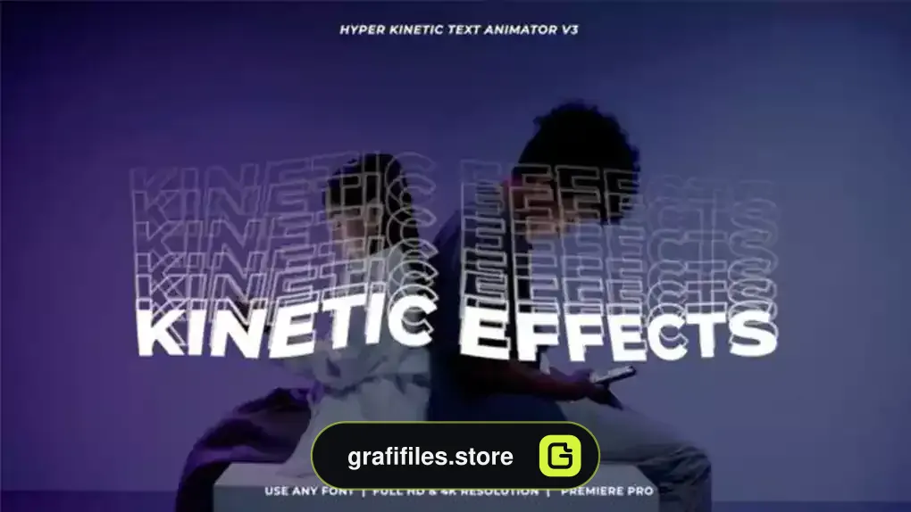 پریست متن پریمیر Hyper Kinetic Text Animator V3
