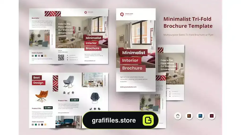 قالب ایندیزاین بروشور Indesign Brochure 3