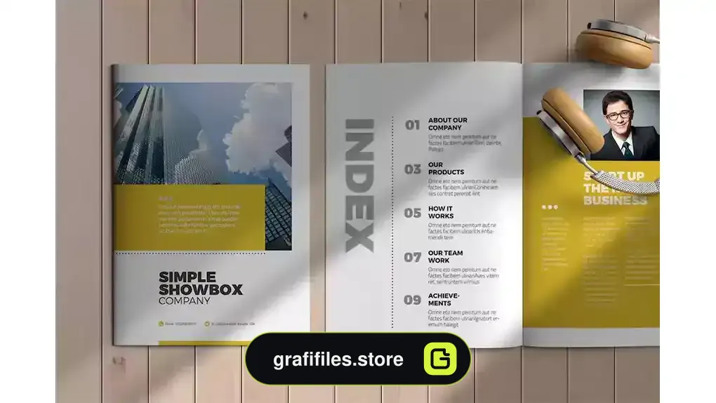قالب ایندیزاین بروشور InDesign Brochure Template 6