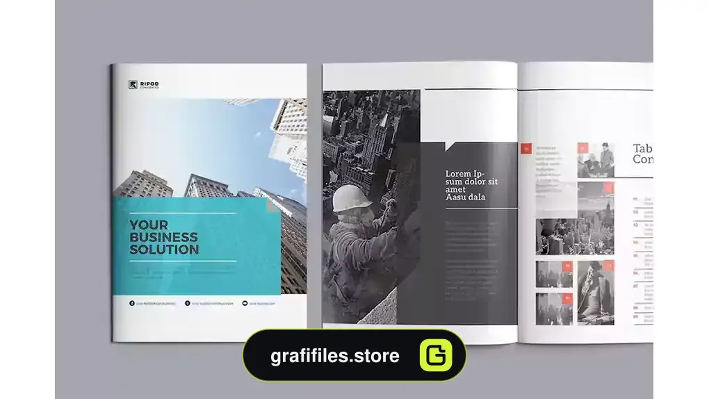 قالب ایندیزاین بروشور InDesign Brochure Template 7