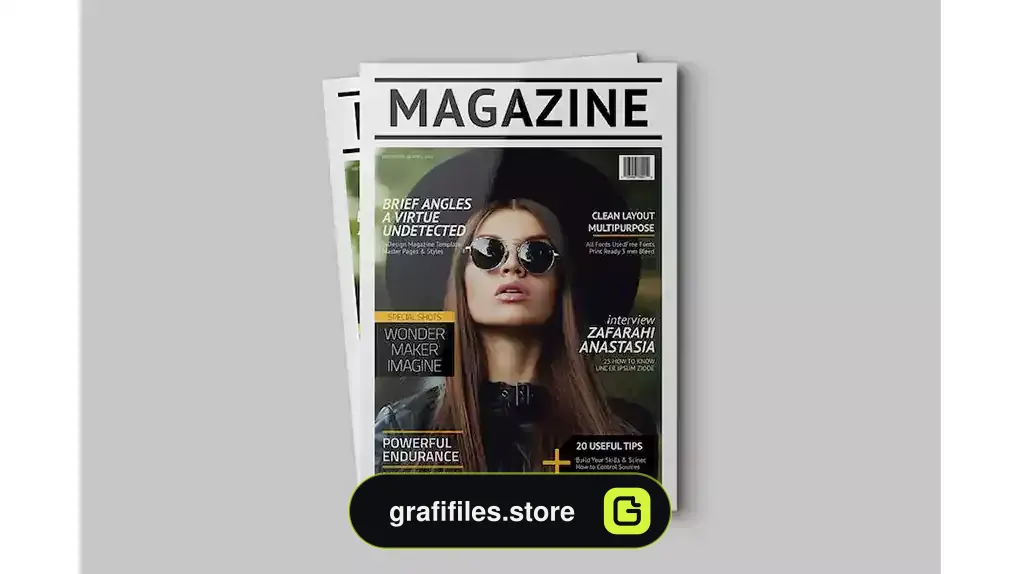 قالب ایندیزاین مجله InDesign Magazine