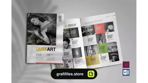 قالب ایندیزاین مجله InDesign Magazine Template 17