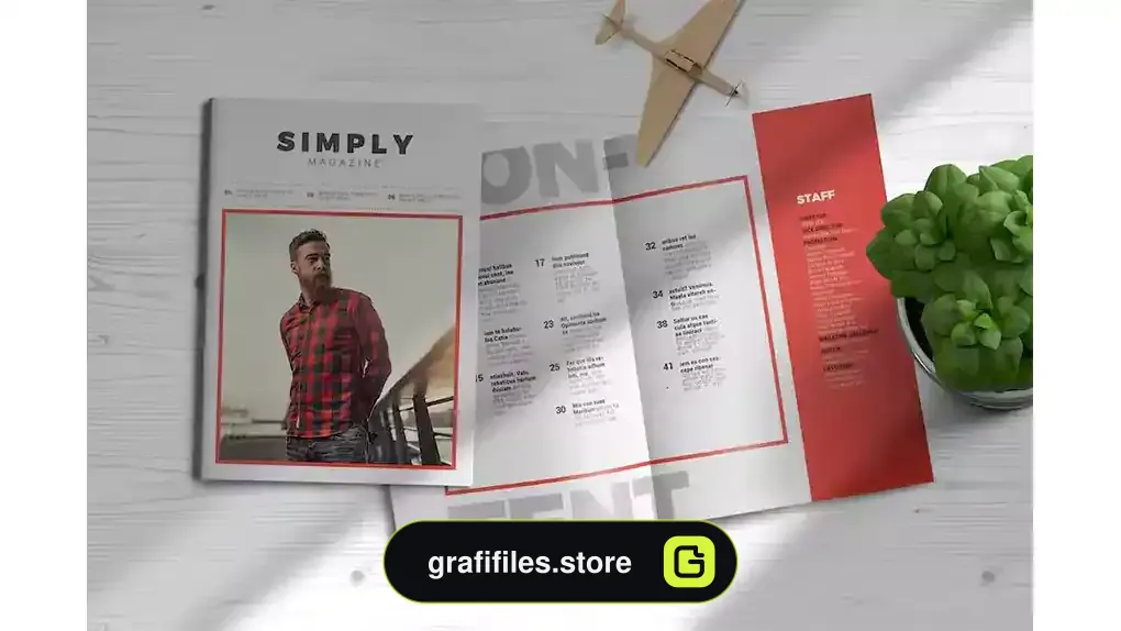 قالب ایندیزاین مجله InDesign Magazine Template 23
