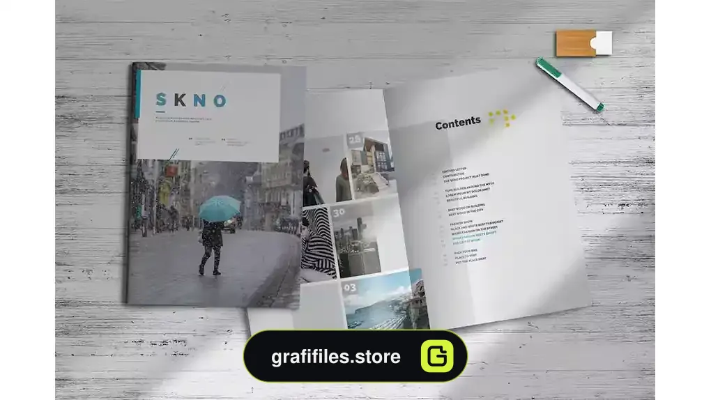 قالب ایندیزاین مجله InDesign Magazine Template 29