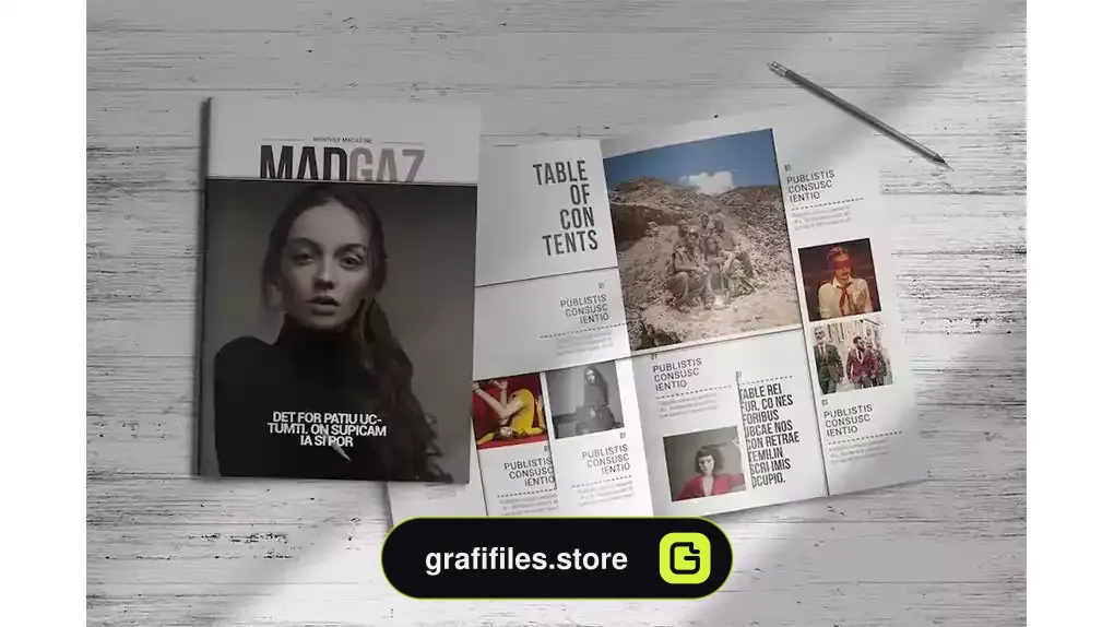 قالب ایندیزاین مجله InDesign Magazine Template 26