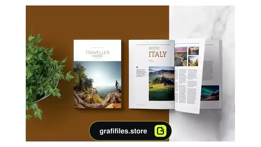 قالب ایندیزاین مجله Indesign Magazine Template 10