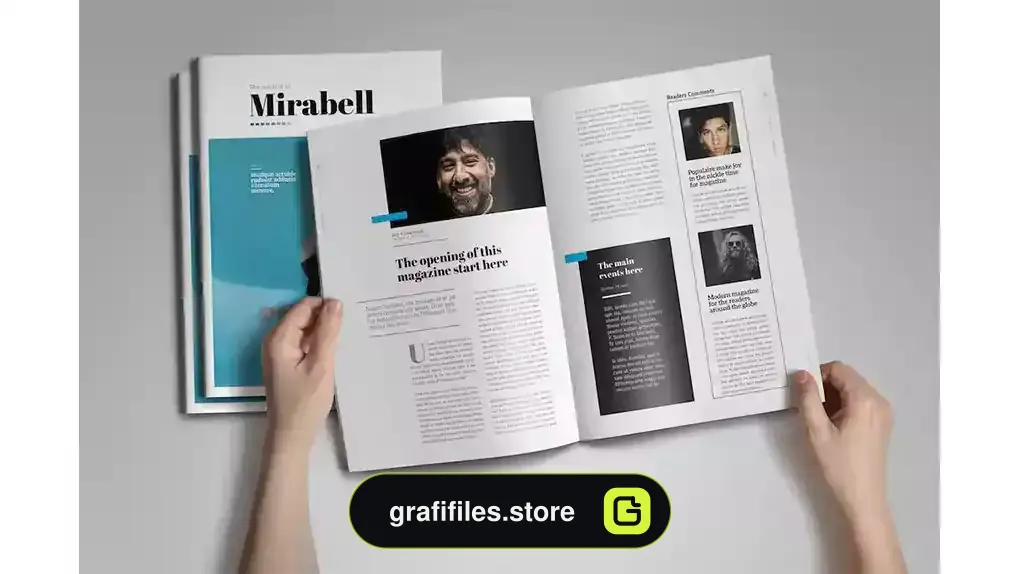 قالب ایندیزاین مجله InDesign Magazine Template 3