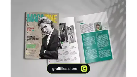 قالب ایندیزاین مجله InDesign Magazine Template 32