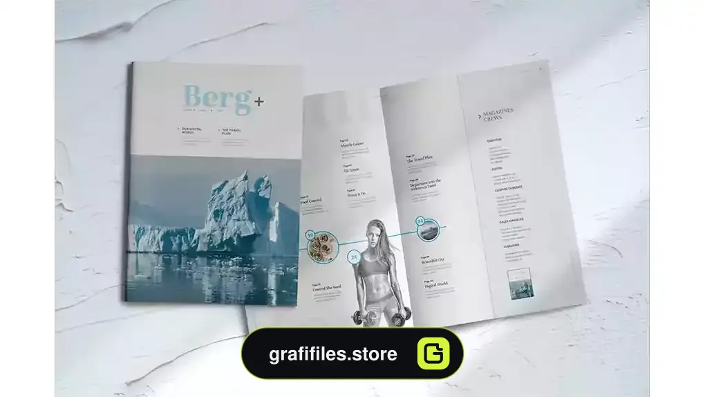 قالب ایندیزاین مجله InDesign Magazine Template 9