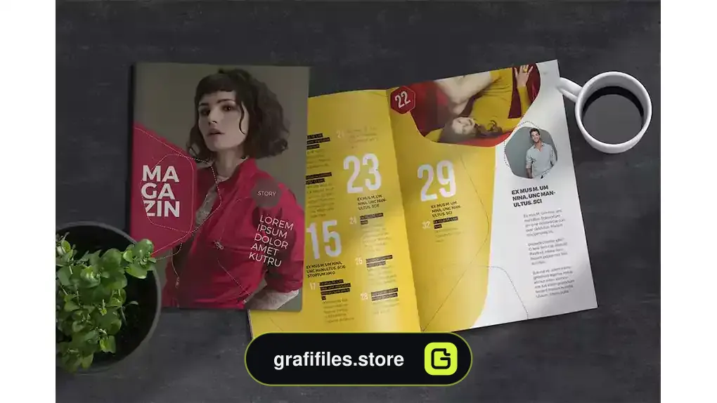 قالب ایندیزاین مجله InDesign Magazine Template 28