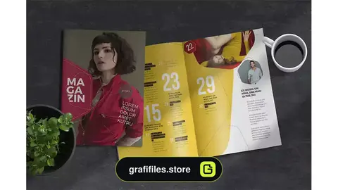 قالب ایندیزاین مجله InDesign Magazine Template 28