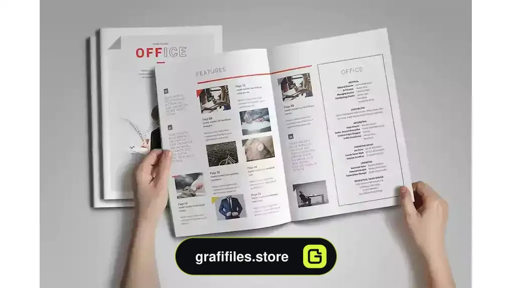 قالب ایندیزاین مجله InDesign Magazine Template 30