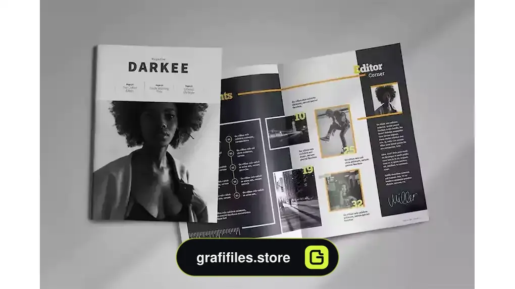 قالب ایندیزاین مجله InDesign Magazine Template 18