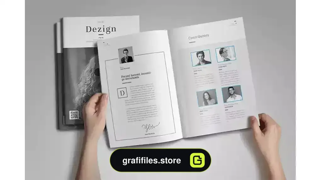 قالب ایندیزاین مجله InDesign Magazine Template 33
