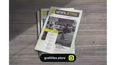 قالب ایندیزاین روزنامه InDesign Newsletter Template 3