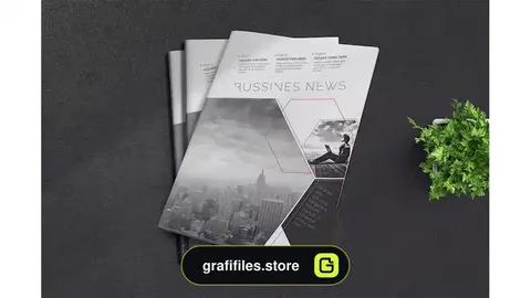 قالب ایندیزاین روزنامه InDesign Newsletter Template 7