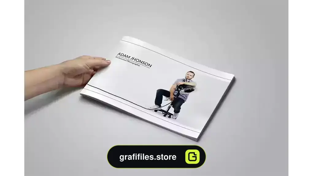 قالب ایندیزاین نمونه کار عکاسی Indesign Photography Portfolio Templete